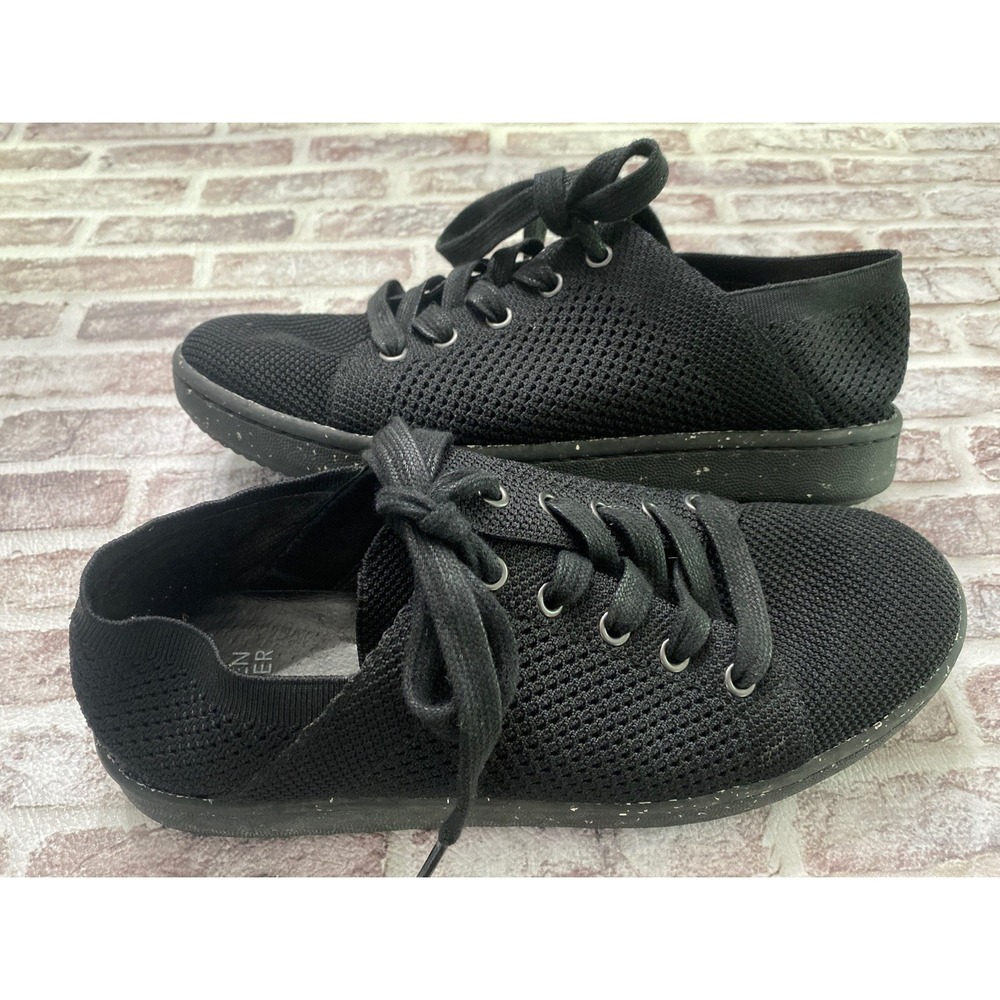 Eileen Fisher Sneakers‎ Black Clifton 4 Mesh Knit Speckled Sole 9.5 Minimalist